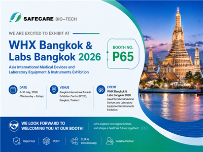 Safecare To Exhibit At WHX Bangkok & Labs Bangkok 2026 – Visit Us At Booth P65